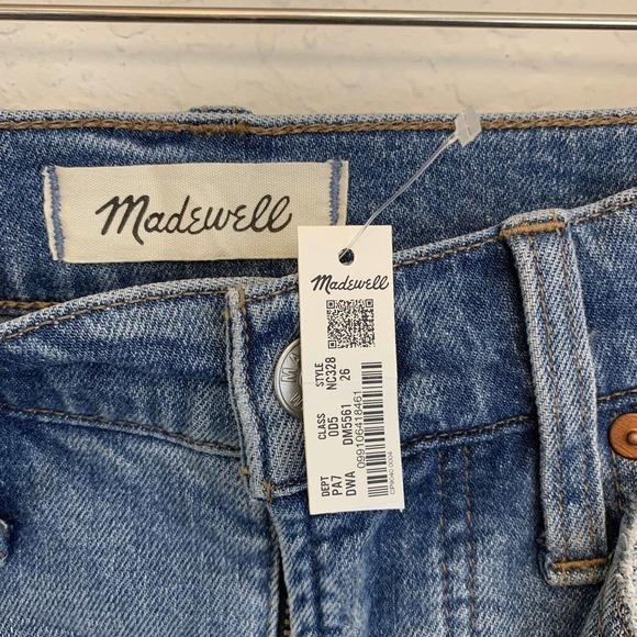 Madewell Womens Size 26 The Perfect Vintage Jean NWT Blue Medium Wash Classic - Picture 7 of 9